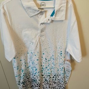Brand new 10-12 boys button shirt